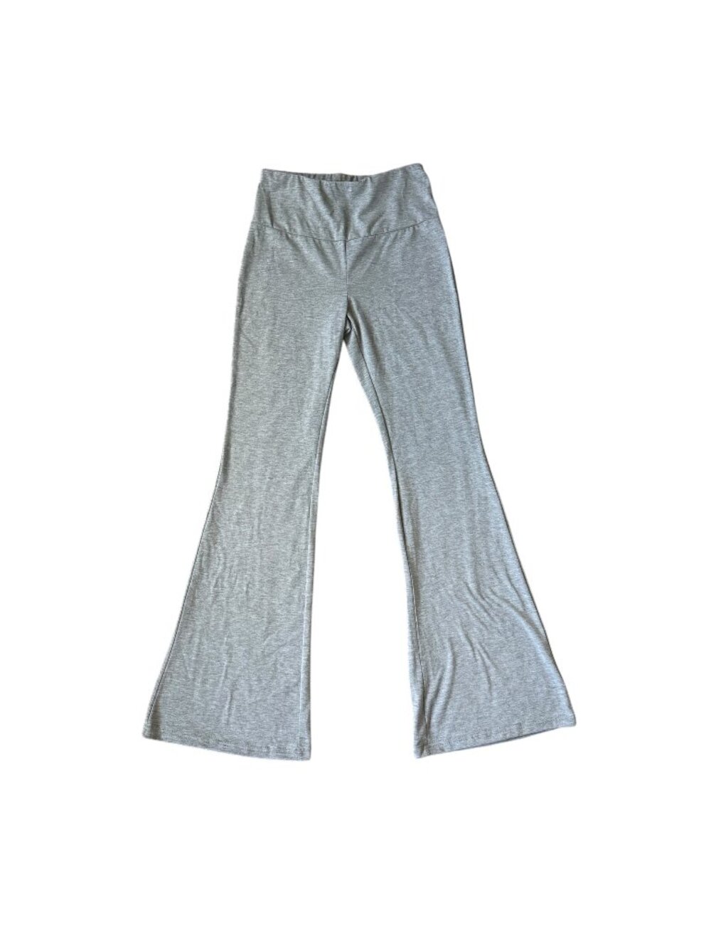 Shein light gray stretchy yoga style pull on pants women's size XS
